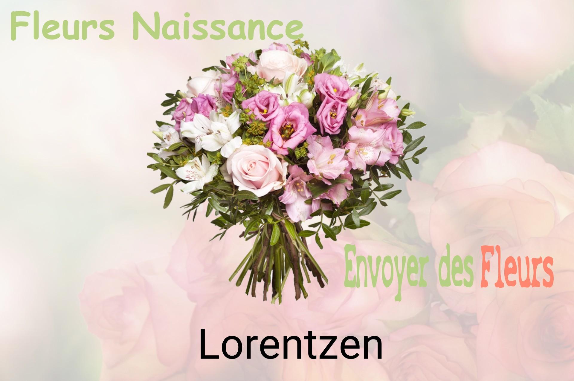 Bouquet de fleurs de naissance livré à Lorentzen
