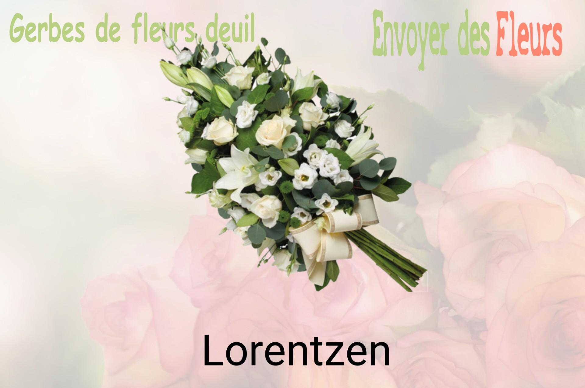Gerbe de fleurs de deuil livrée à Lorentzen